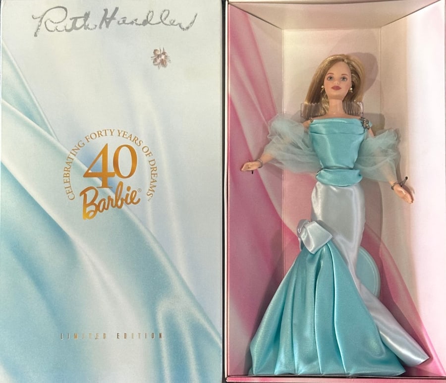 Ruth Handler Signed LE Bumblebee Gala 40th Anniversary 1998 Barbie Doll (Third Party Guaranteed) (1 of 2)