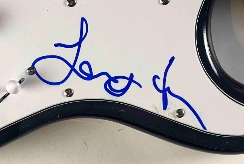 Lady Gaga Signed Custom “The Fame Monster” Graphics Fender-Style Guitar (JSA Authenticat - 3