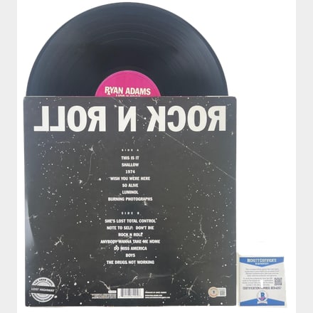 Ryan Adams Signed "Rock N Roll" Album (Beckett Authentication) - 2
