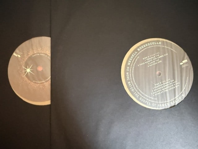 Meshell Ndegeocello Signed "No More Water: The Gospel of James Baldwin" LP Album (Third Party) - 3