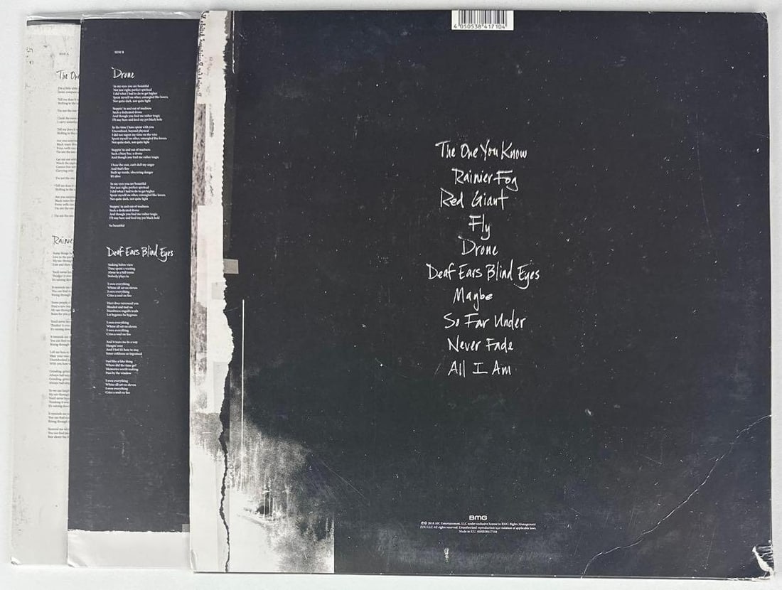 Alice In Chains: Jerry Cantrell Signed "Rainier Fog" Album (Beckett Authentication) - 2
