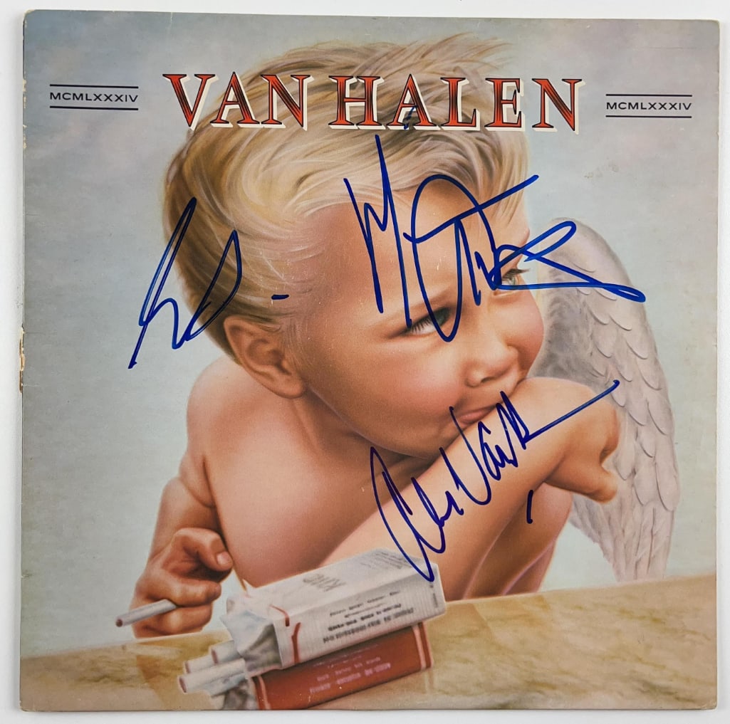 Van Halen Group Signed "1984" Album (3 Sigs) (Beckett Authentication) (1 of 2)