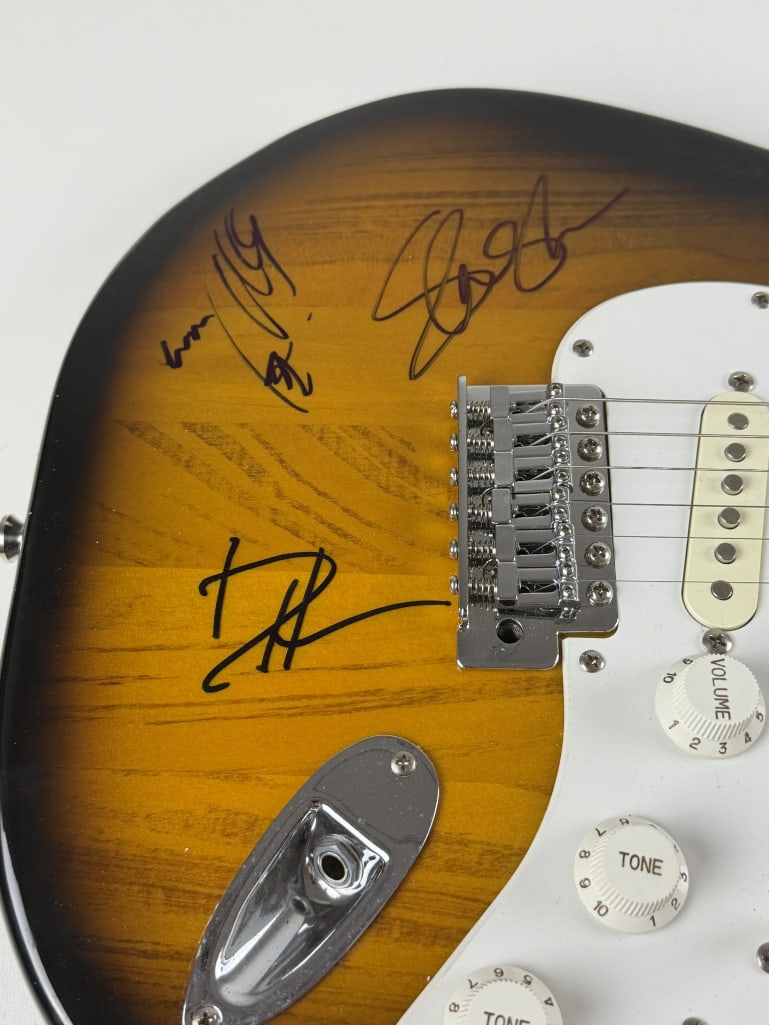 Guns N' Roses Fully Group Signed Fender Squire Stratocaster-Style Guitar (5 Sigs) - 2