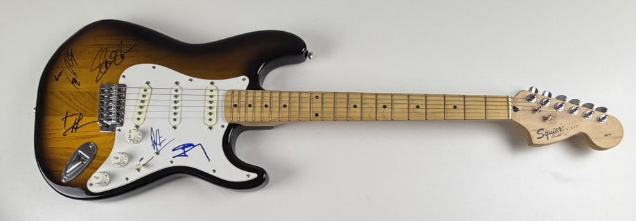 Guns N' Roses Fully Group Signed Fender Squire Stratocaster-Style Guitar (5 Sigs) - 4
