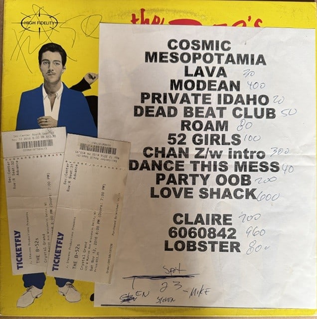The B-52's Group Signed "S/T" LP Album (3 Sigs) (Third Party Guaranteed) - 3