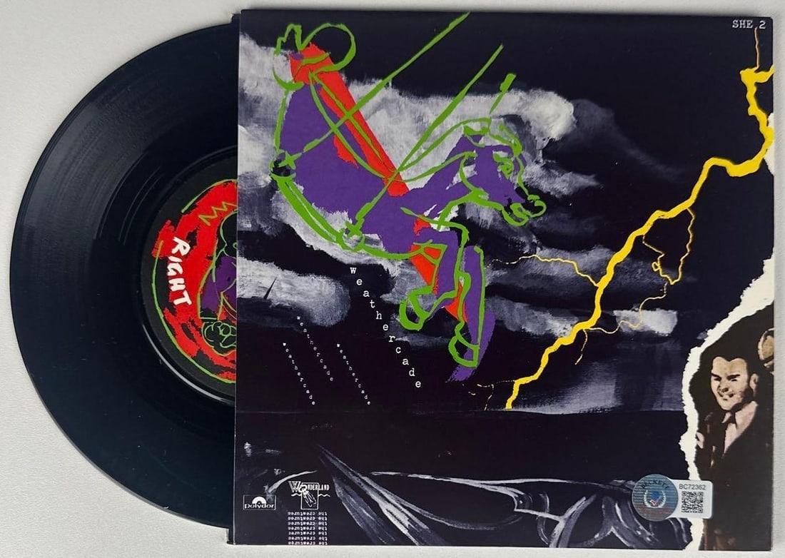 Siouxsie Sioux & The Creatures Fully Group Signed "Right Now" 45 RPM Single (2 Sigs) (Beckett) - 2