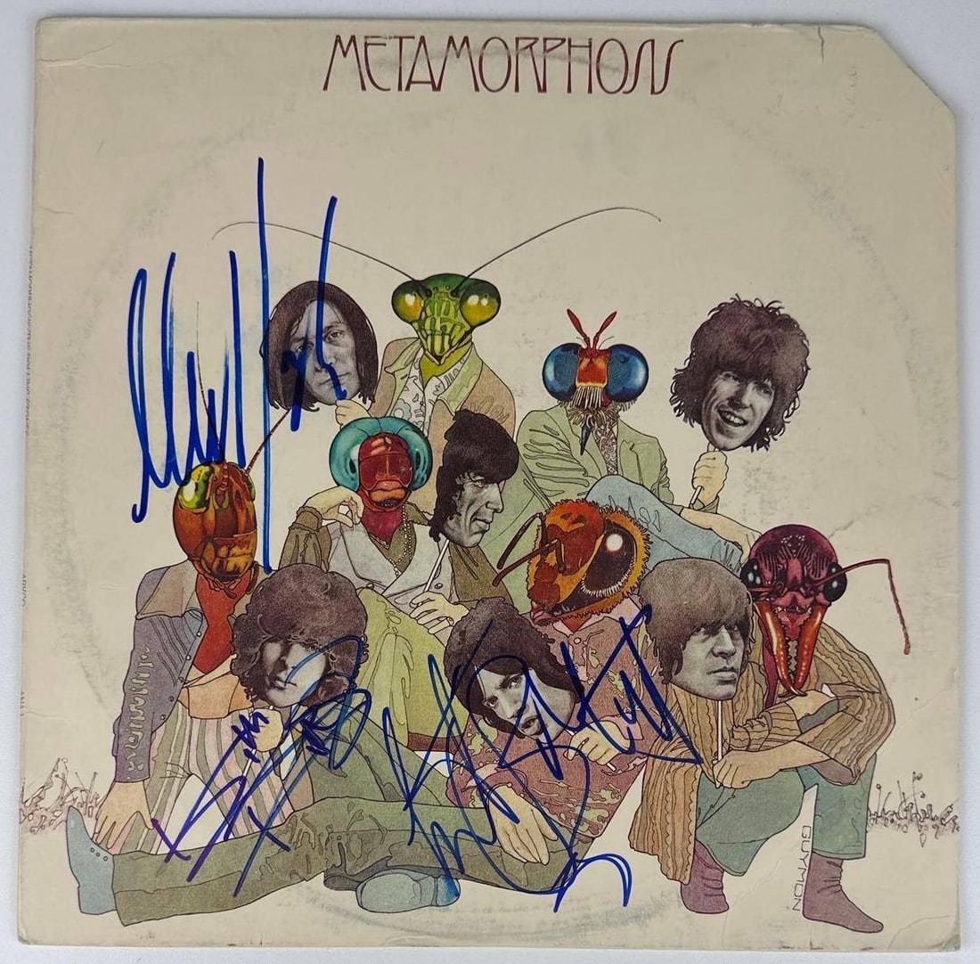 The Rolling Stones Group Signed "Metamorphosis" Album (4 Sigs) (Beckett Authentication) (1 of 2)