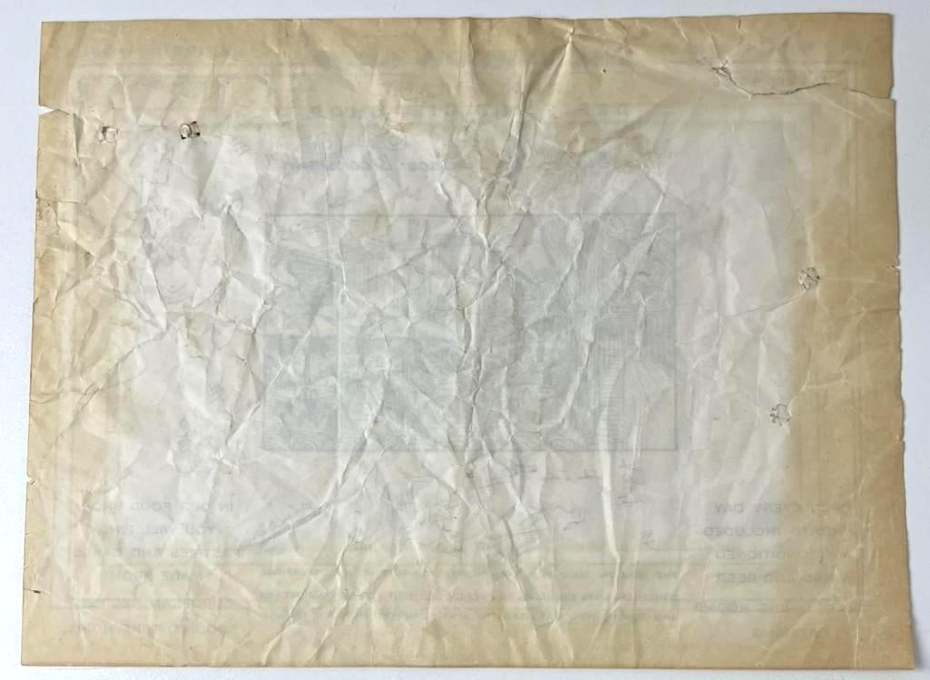 Bob Dylan 1965 Hand-Sketched "The Window Shop" Restaurant Placemat (Third Party Guaranteed) - 4