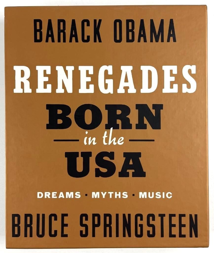 Bruce Springsteen & Barack Obama Signed "Renegades: Born in the USA" Book (Third Party) - 4