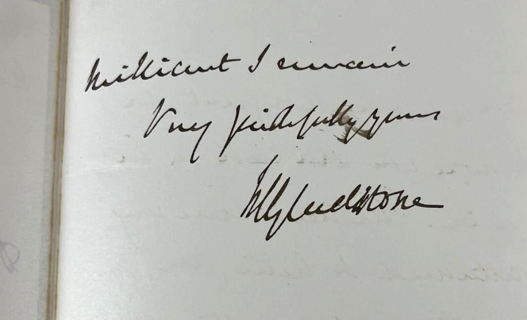 William Gladstone Signed Handwritten Letter as UK Prime Minister (Third Party Guaranteed) - 3