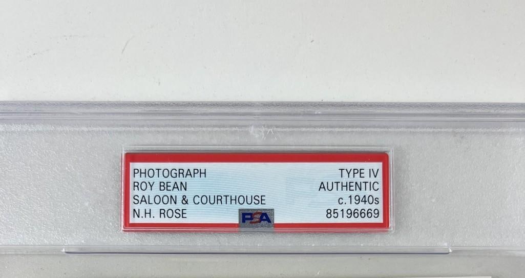 Judge Roy Bean 1892 Texas Saloon & Courthouse Photo (PSA/DNA Encapsulated) - 3