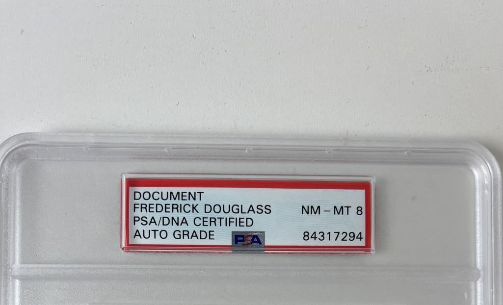 Frederick Douglass Signed December 1883 Land Deed Record (PSA/DNA Encapsulated) - 3