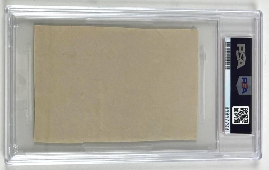 George S. Patton Signed 3" x 4.5" July 1944 Cut (PSA/DNA Encapsulated) - 2