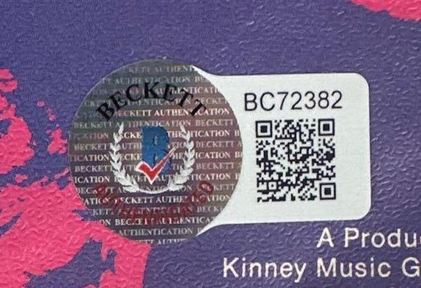 Alice Cooper Signed "Be My Lover" 45 RPM (Beckett Authentication) - 3