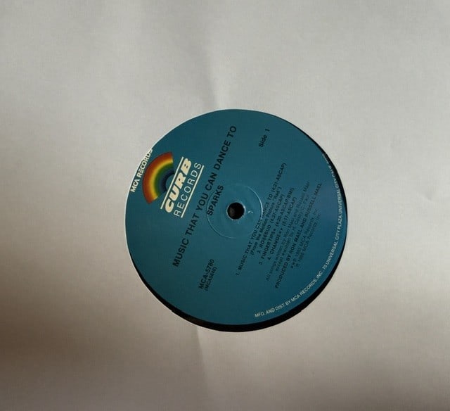 Sparks: Ron & Russell Mael Signed "Music You Can Dance To" LP Album (2 Sigs) (Third Party Guarantee) - 3