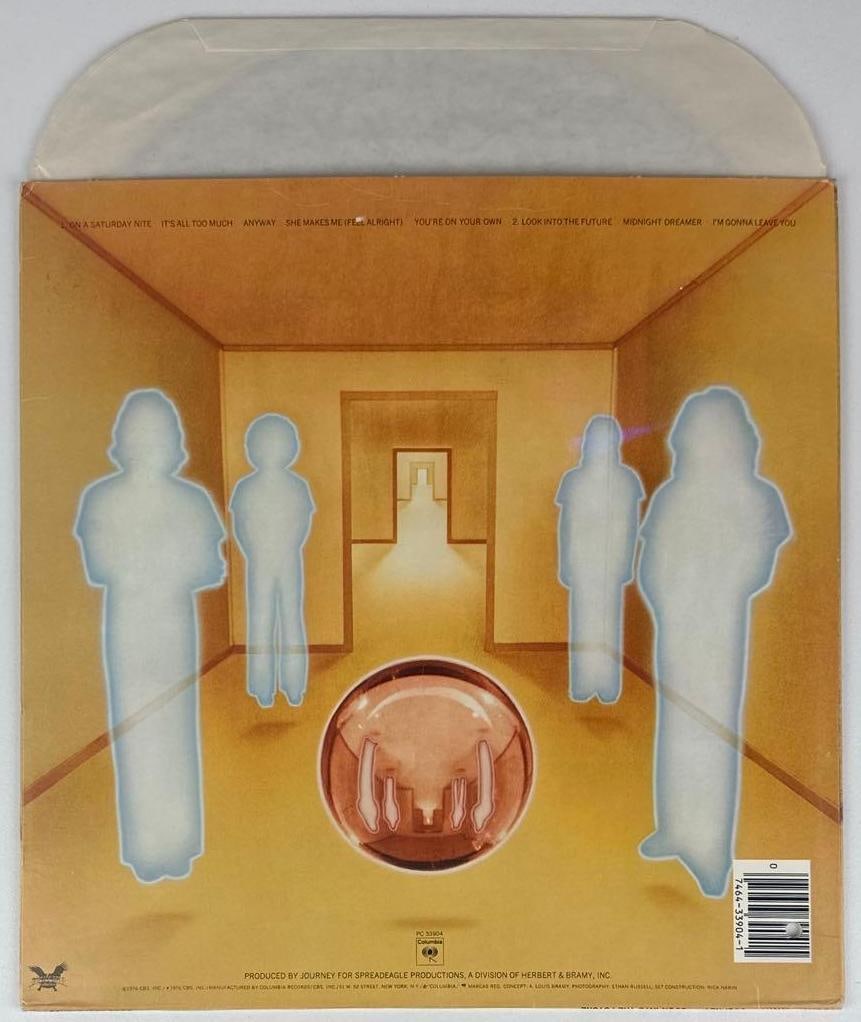 Journey Group Signed "Look into the Future" Album (3 Sigs) (Beckett Authentication) - 2