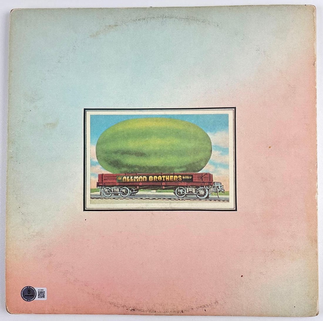 The Allman Brothers Band Group Signed "Eat a Peach" Album (4 Sigs) (Beckett Authentication) - 3