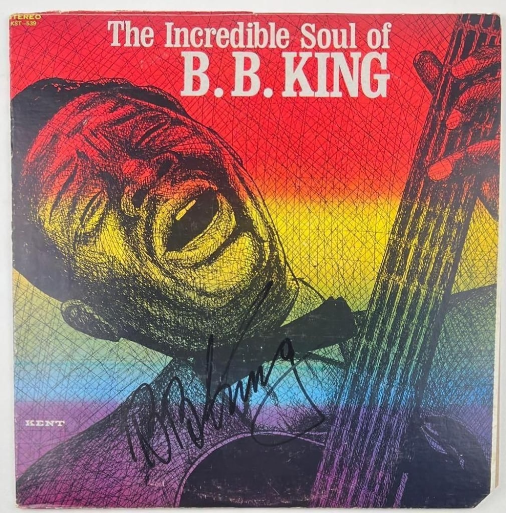 B.B. King Signed "The Incredible Soul of B.B. King" Album (Beckett Authentication) (1 of 3)