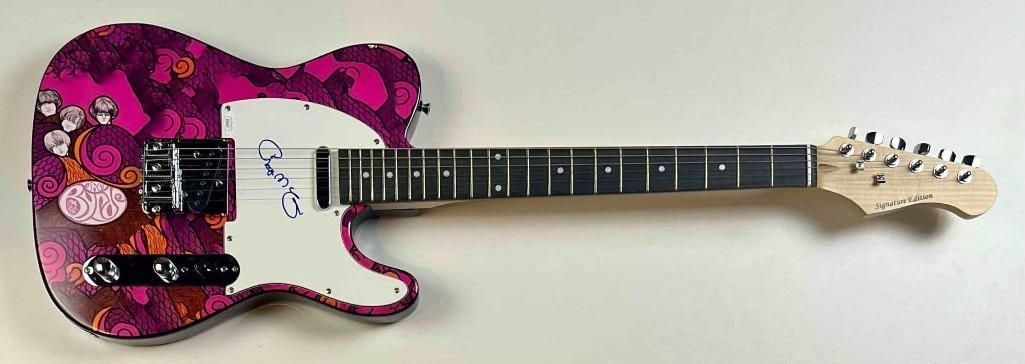 The Byrds: Roger McGuinn Signed Themed Electric Guitar (JSA Authentication) - 2