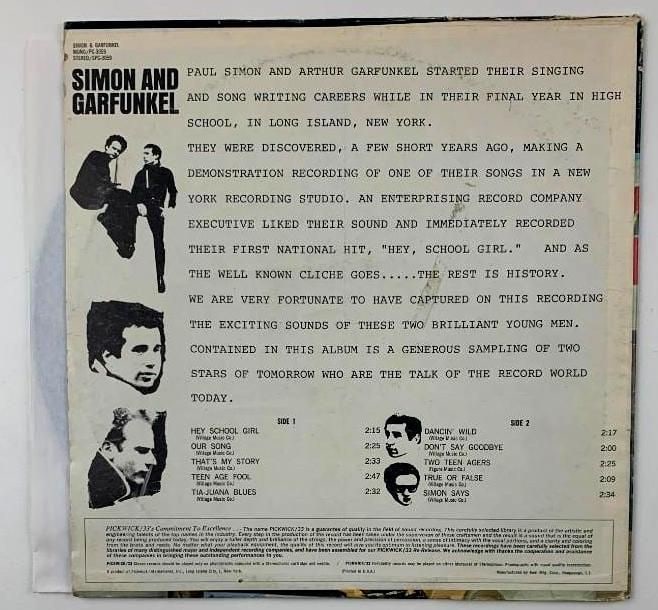 Simon & Garfunkel Fully Group Signed “The Hit Sounds of Simon & Garfunkel Album (Beckett) - 4