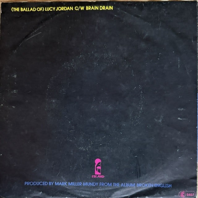 Marianne Faithfull Signed "The Ballad of Lucy Jordan" 45 (Third Party Guaranteed) - 2