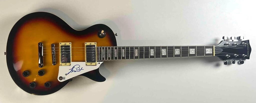 Les Paul Signed Sunburst Les Paul-Style Electric Guitar (Beckett/BAS Authentication) - 2