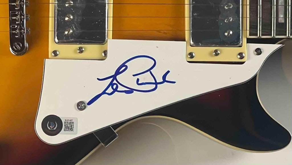Les Paul Signed Sunburst Les Paul-Style Electric Guitar (Beckett/BAS Authentication) - 3