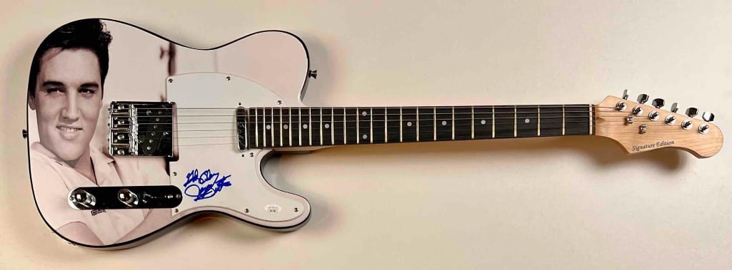 Elvis Presley: James Burton Signed Custom Telecaster-Style Guitar (JSA Authentication) - 2