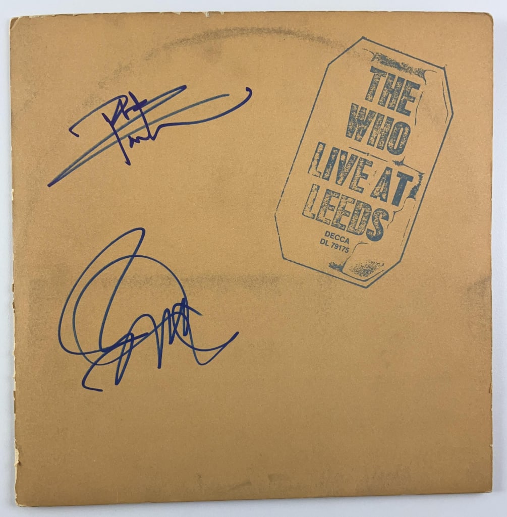 The Who: Pete Townshend & Roger Daltrey Signed "Live at Leeds" Album (2 Sigs) (Beckett) (1 of 7)
