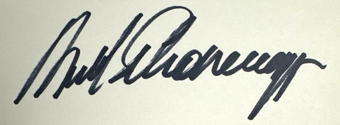 Arnold Schwarzenegger Signed "Be Useful: Seven Tools for Life" Book (Beckett) - 3