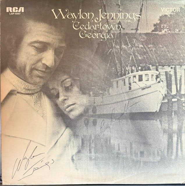 Waylon Jennings & Billy Ray Reynolds Signed "Cedartown, Georgia" Album (2 Sigs) (Third Party) - 2