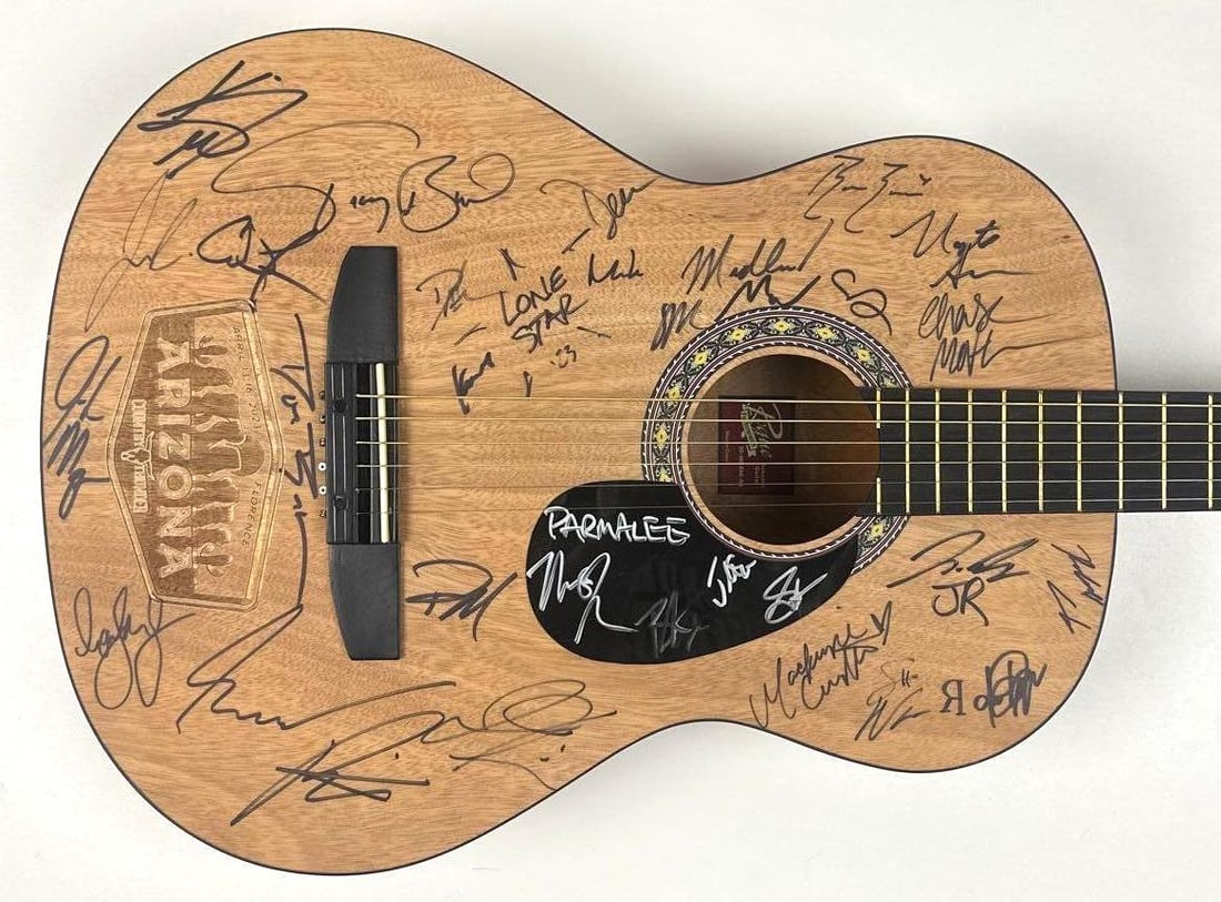 Arizona Country Thunder Music Festival Multi-Signed Rogue Brand Classical Acoustic Guitar (10+ Sigs) (1 of 4)