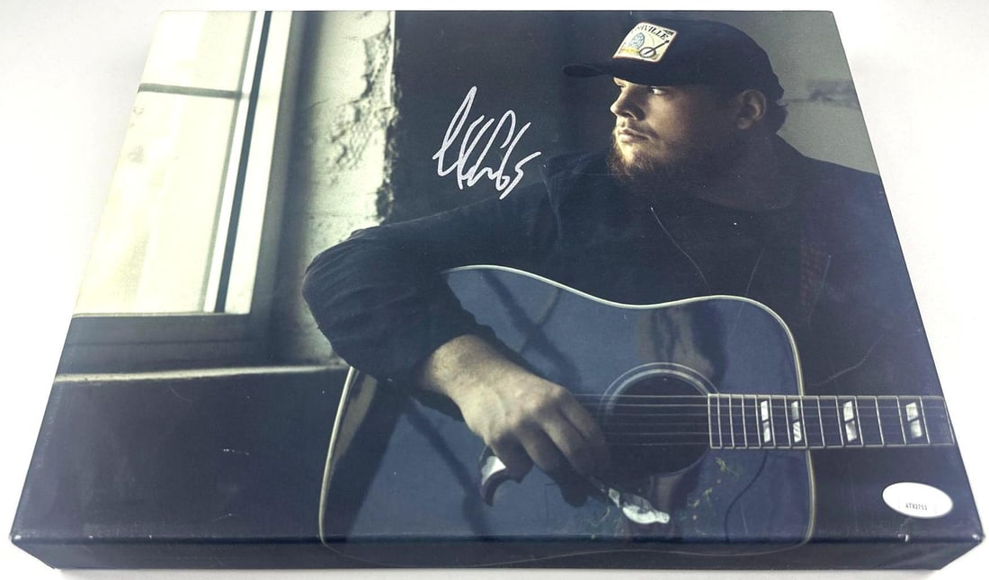 Luke Combs Signed 11.25" x 14.25" x 1.5" Canvas Printing (JSA Authentication) - 2