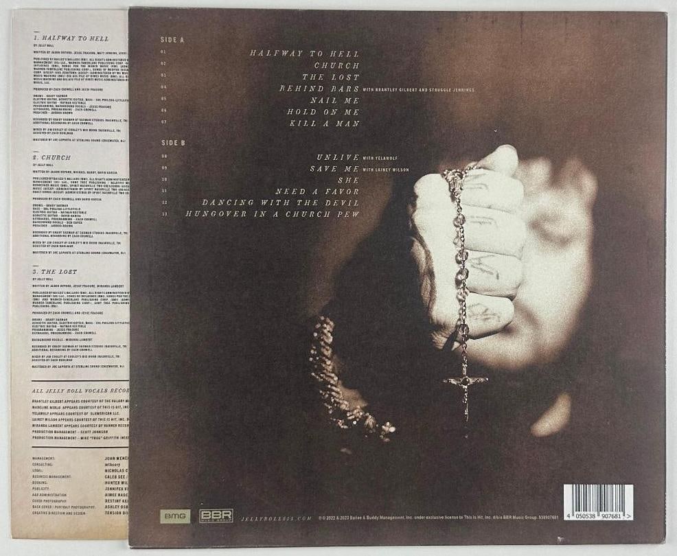 Jelly Roll Signed "Whitsitt Chapel" Album (JSA Authentication) - 2