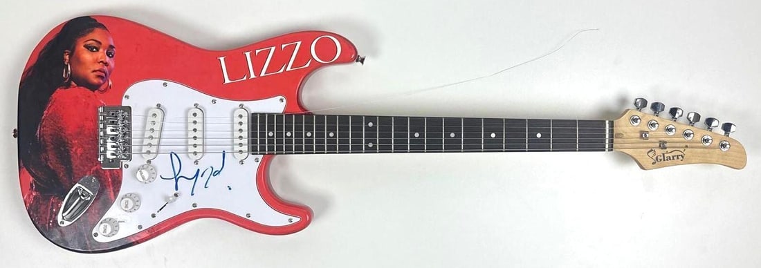 Lizzo Graphics Glarry Brand Stratocaster-Style Guitar (JSA Authentication) - 2