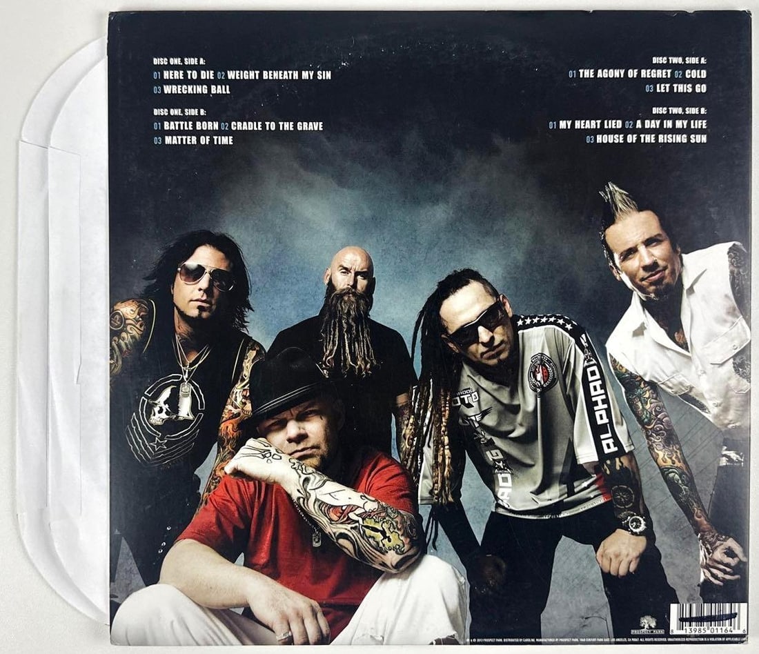 Five Finger Death Punch Group Signed "The Wrong Side of Heaven & the Righteous Side of Hell" Album - 2