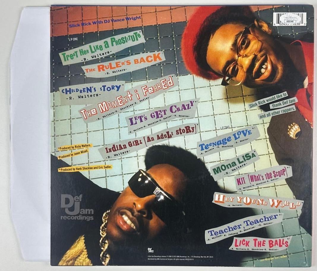 Slick Rick Signed "The Great Adventures of Slick Rick" Album (JSA Authentication) - 2