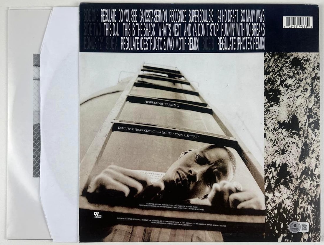 Warren G Signed "Regulate...G Funk Era" Album (Beckett Authentication) - 2