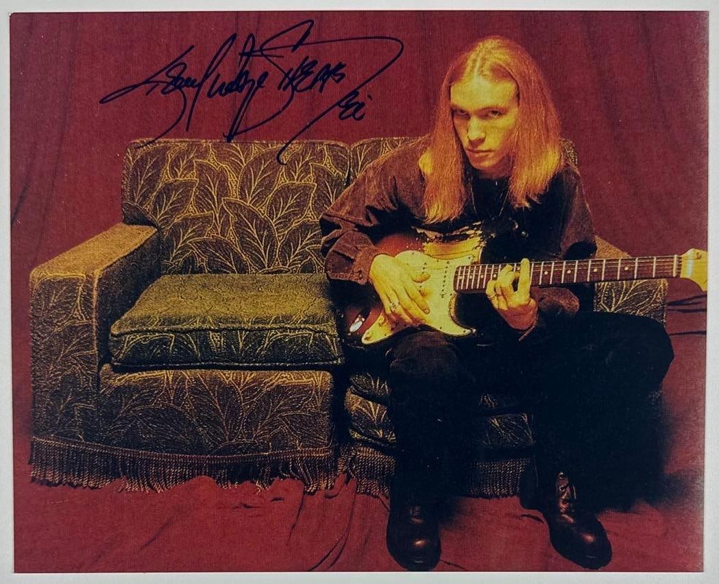 Kenny Wayne Shepherd Signed 8" x 10" Photo (Third Party Guaranteed): Color 8" x 10" photo signed in black felt tip marker by musician Kenny Wayne Shepherd. In fine condition. Provenance Eaton & Brennan Auctions guarantees this lot to pass Third-Party Authentication.