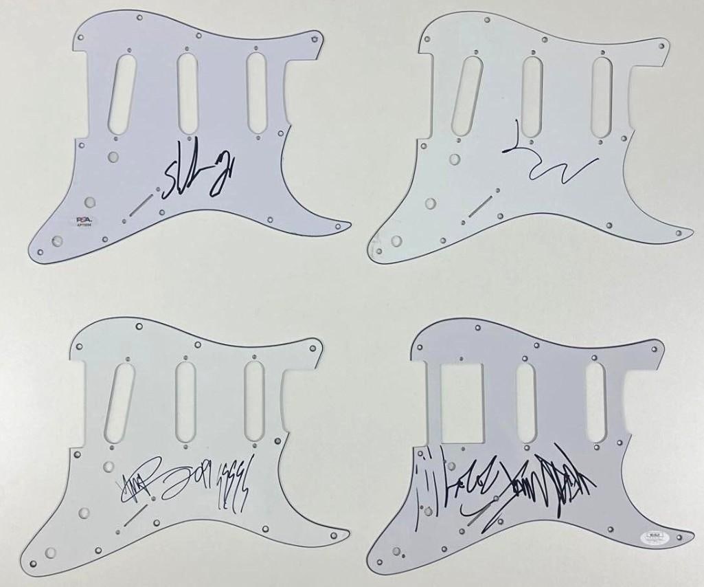 Group Lot of (6) Signed Stratocaster-Style Pickguards (JSA & PSA/DNA) - 2