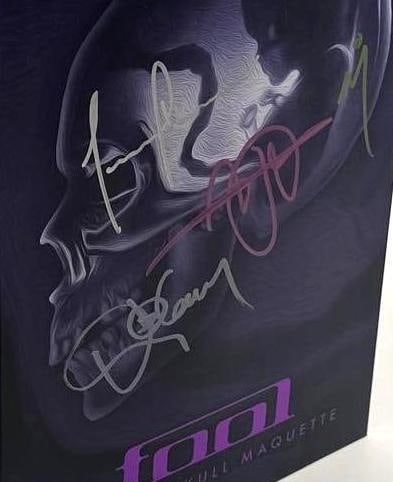 Tool Group Signed "Fetus in Skull Maquette" W/ Original Box (4 Sigs) (JSA) - 4