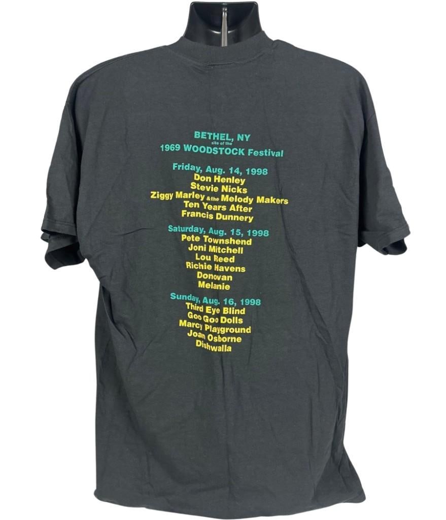 Woodstock 1998 Original "A Day in the Garden Multi-Day Concert T-Shirt (Chip Rachlin Collection) - 3