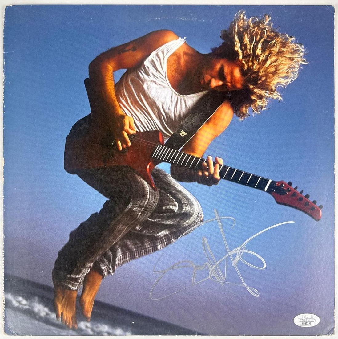 Van Halen: Sammy Hagar Signed "I Never Said Goodbye" Album (JSA Authentication): "I Never Said Goodbye" album signed on the cover in silver felt tip marker by Van Halen band member Sammy Hagar. Measuring approximately 12" x 12" and in very good condition, with some signs of