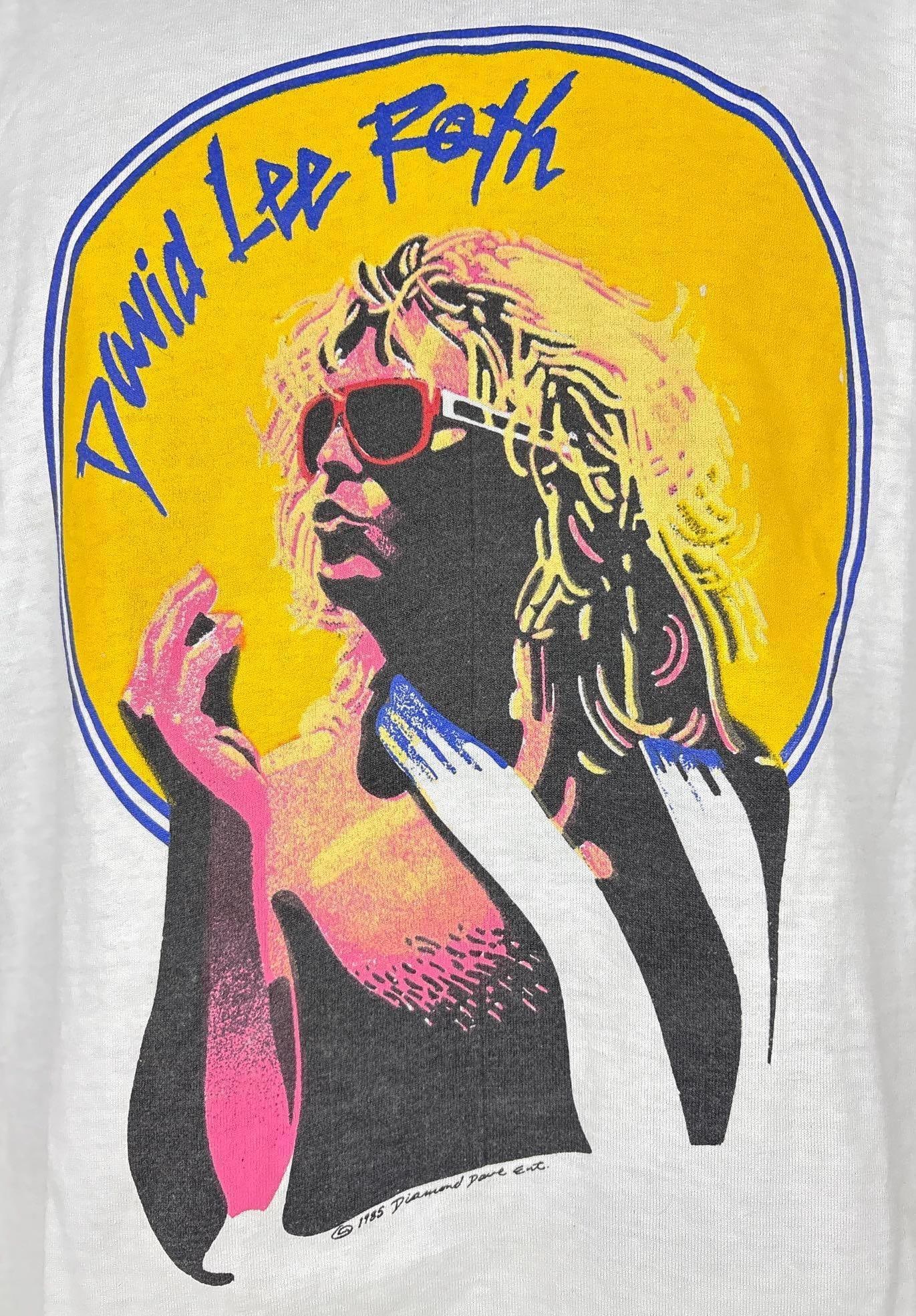 Van Halen: David Lee Roth 1981 "Crazy From the Heat" Tour T-Shirt (Chip Rachlin Collection) - 3