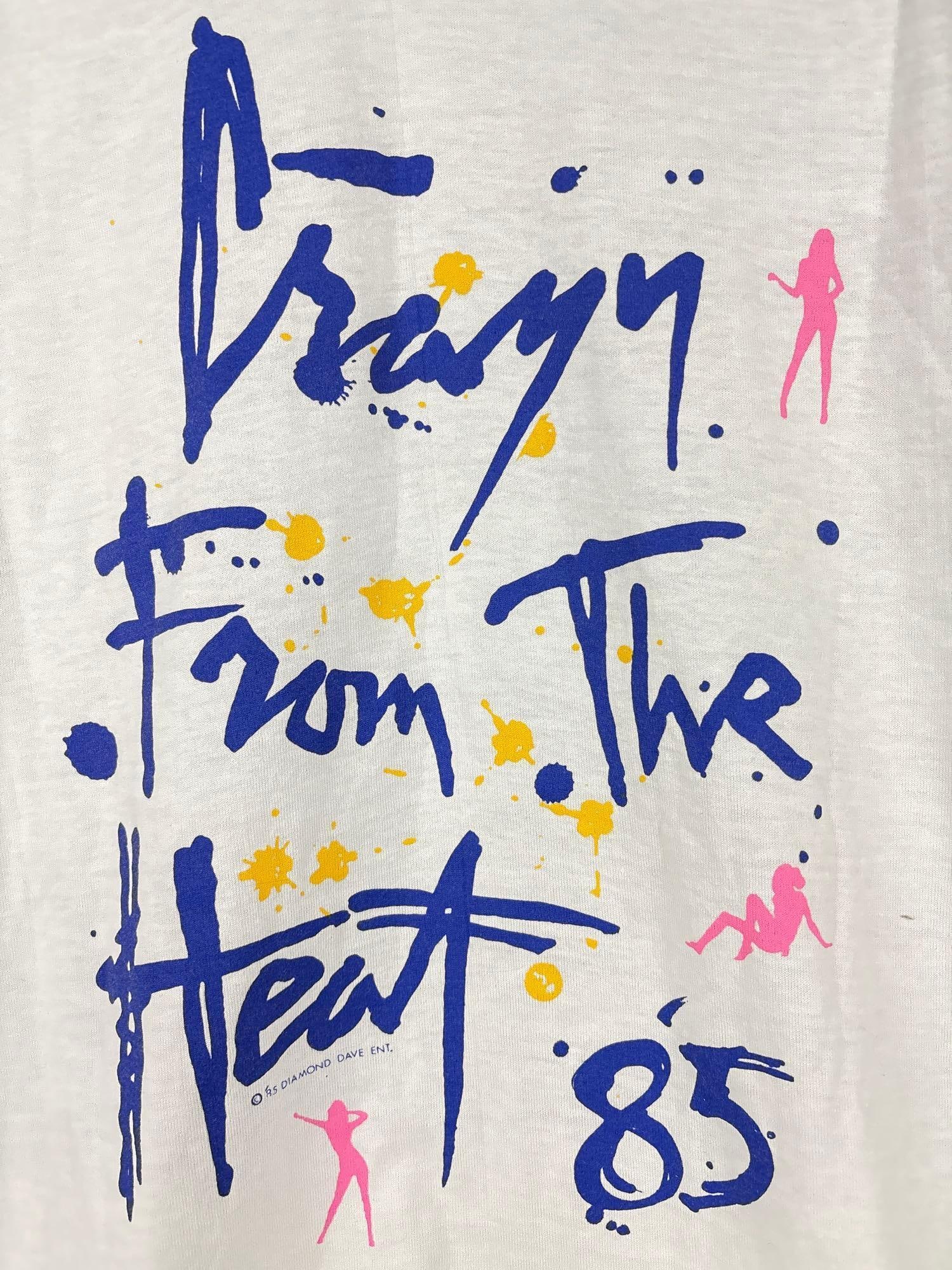 Van Halen: David Lee Roth 1981 "Crazy From the Heat" Tour T-Shirt (Chip Rachlin Collection) - 4