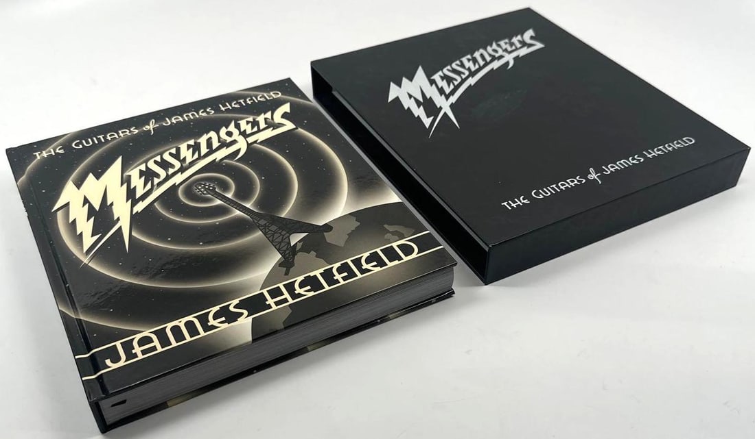 Metallica: James Hetfield Signed "Messengers: The Guitars of James Hetfield" Book - 4