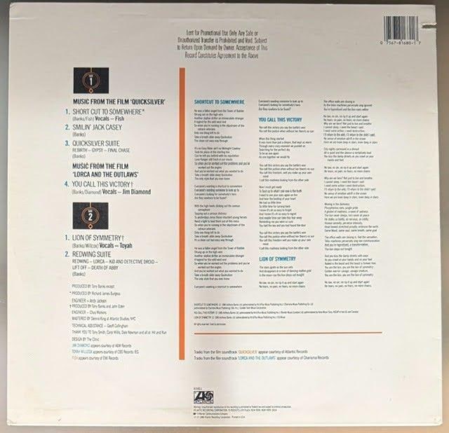 Genesis: Tony Banks Signed "Soundtracks" Album (Third Party Guaranteed) - 2