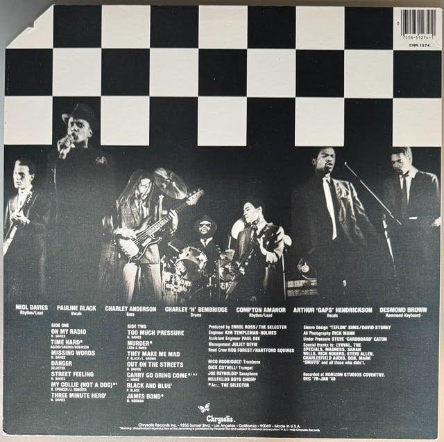 The Selecter Group Signed "Too Much Pressure" Album (7 Sigs) (Third Party Guaranteed) - 2
