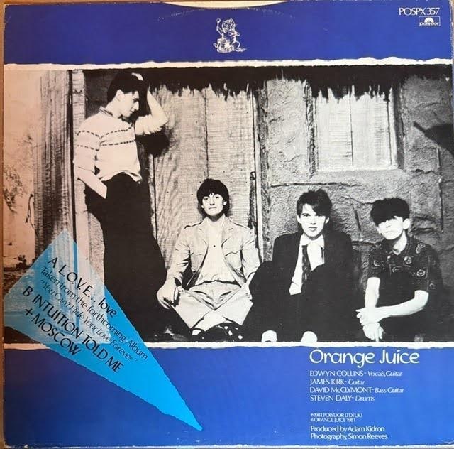 Orange Juice: Edwyn Collins Signed "L.O.V.E. Love" Album Single (Third Party Guaranteed) - 2