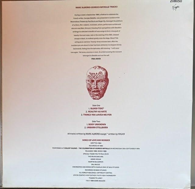 Marc Almond Signed "Violent Silence" Album Single (Third Party Guaranteed) - 2